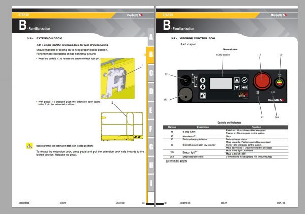 Haulotte Work Platforms PDF 212GB Updated 06.2021 Service Maintenance Operators Manual Training Spare Parts Manual 7