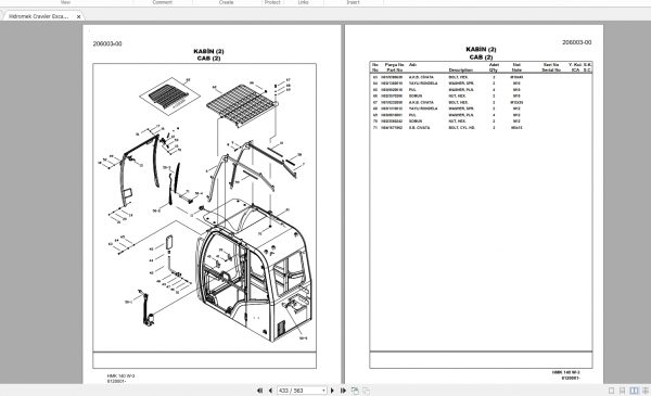 Hidromek Full Models Collection Spare Parts Catalog DVD PDF 4