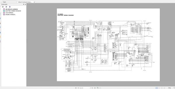 Hitachi Hydraulic Excavator EX100WD Full Models Manuals PDF 5