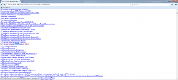 Honda Accord 2008 2019 10th Generation Hybrid Service Manual Wiring Diagrams 8