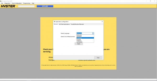 Hyster PC Service Tool v4.97 04.2021 Unlocked Diagostic Sofware 1f431305b7bed0d8b