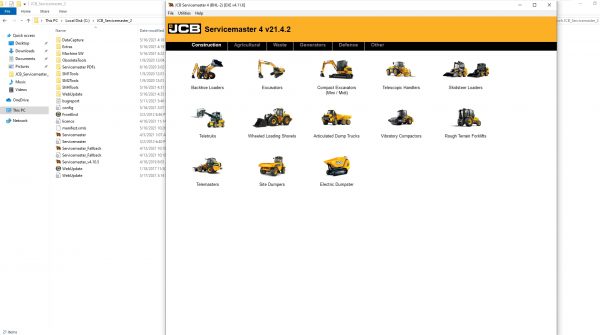 JCB ServiceMaster 4 v21.4.2 05.2021 Diagnostic Software DVD 1 1