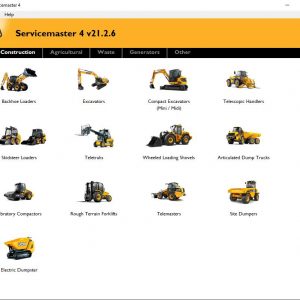 JCB ServiceMaster 4 v21.4.2 05.2021 Diagnostic Software DVD 1