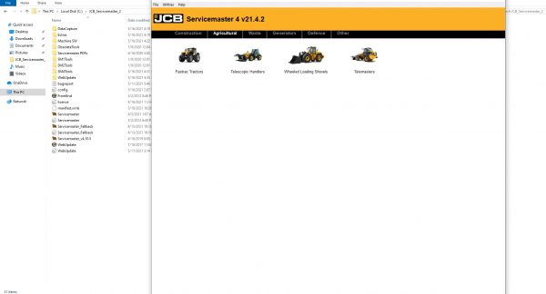 JCB ServiceMaster 4 v21.4.2 05.2021 Diagnostic Software DVD 2 1