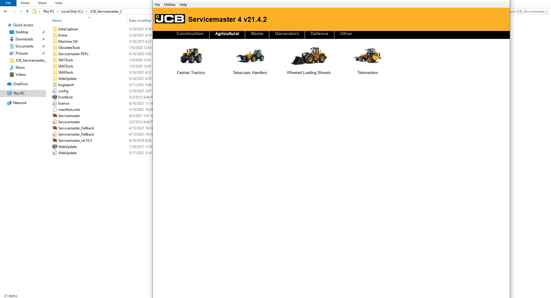 JCB ServiceMaster 4 v21.4.2 [05.2021] Diagnostic Software DVD How To ...