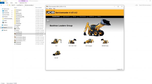 JCB ServiceMaster 4 v21.4.2 05.2021 Diagnostic Software DVD 7
