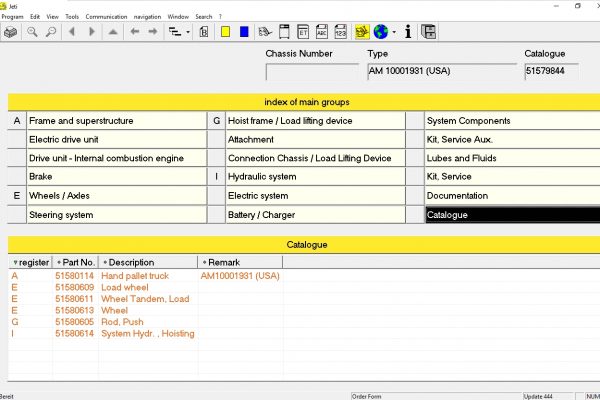 JUNGHEINRICH JETI ForkLift ET v4.36 Updated 444 05.2021 Spare Parts Catalog Full Instruction 2