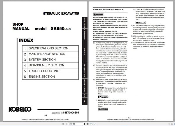 Kobelco 11.4 GB PDF Updated 2021 Heavy Machinery Service Manual Shop Manual 8