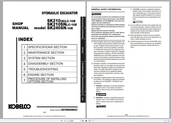 Kobelco 6.17 GB PDF DVD4 Updated 2021 Heavy Machinery Service Manual Shop Manual 3