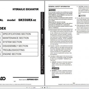 Kobelco 6.17 GB PDF DVD4 Updated 2021 Heavy Machinery Service Manual Shop Manual 5