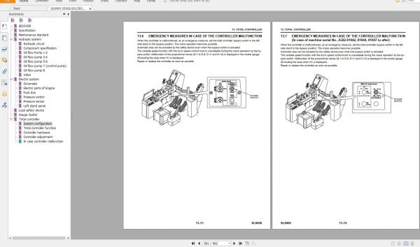 Kobelco Crawler Crane SL6000 550 Ton Shop Manual Schematic Diagram 11