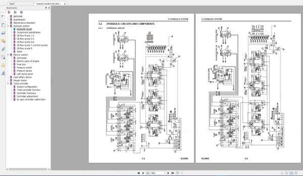 Kobelco Crawler Crane SL6000 550 Ton Shop Manual Schematic Diagram 5