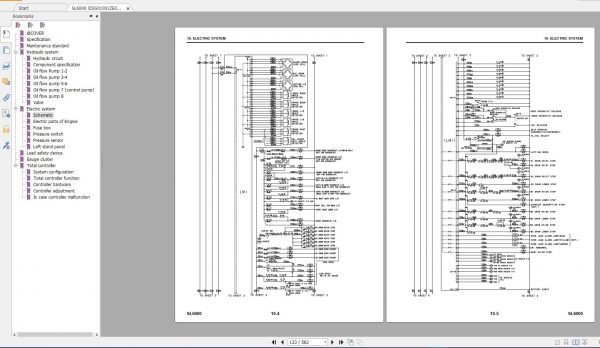 Kobelco Crawler Crane SL6000 550 Ton Shop Manual Schematic Diagram 9