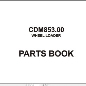 LONKING Wheel Loader CDM853.00 Parts Catalog 1