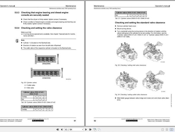 Liebher Diesel Engine D934 D936 D944 D946 A7 03 Operators Manual 31 03 2021 3
