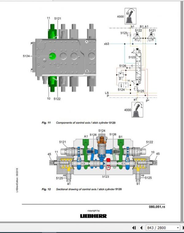 Liebherr Hydraulic Excavator LH40 LH50 M C T 4f Service Manual 02 2021 3