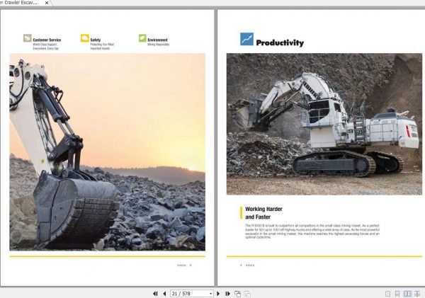 Liebherr Mining Crawler Excavators R9150 US 1657 1857 38079 Operating Manual 03 2021 3