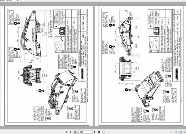 Liebherr Mining Crawler Excavators R9200 US 1625 40083 Operating Manual 03 2021 3