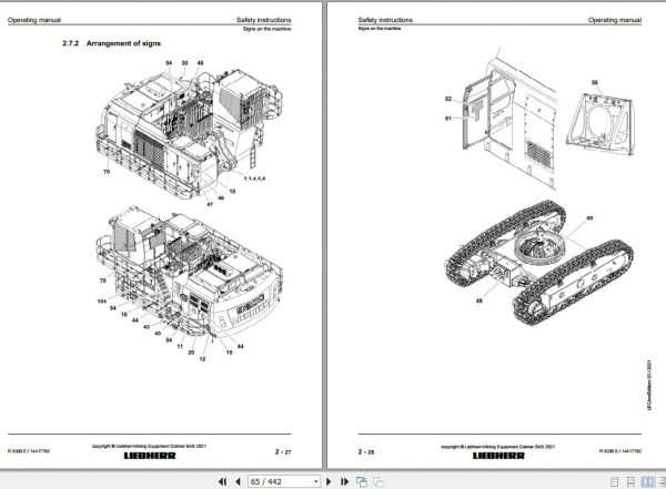 Liebherr Mining Crawler Excavators R9200E 1409 40022 Operating Manual 03 2021 3