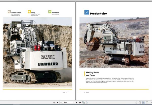Liebherr Mining Crawler Excavators R9350E 771 12947 Operating Manual 03 2021 3
