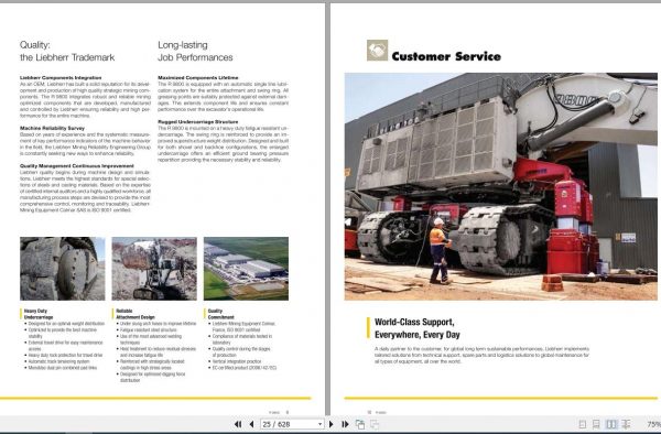 Liebherr Mining Crawler Excavators R9800 1658 48027 Operating Manual 03 2021 3