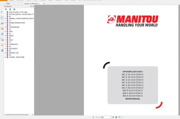 MANITOU MCMHTMLTMTMT XMXT PDF 2.14 GB Updated 2021 Operator Manual and Service Manual 28530ea6260ddc02c