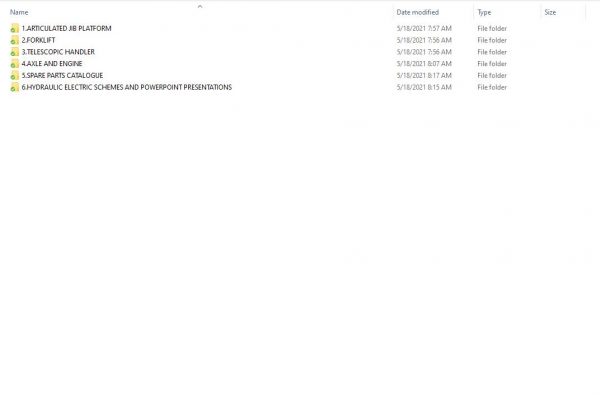 MANITOU PDF DVD 3 15.8 GB Service and Parts Manual 1 1