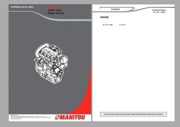 MANITOU PDF DVD 3 15.8 GB Service and Parts Manual 12