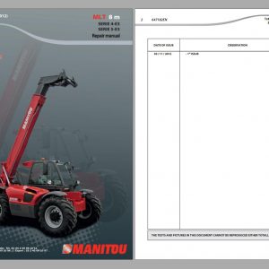 MANITOU PDF DVD 3 15.8 GB Service and Parts Manual 2