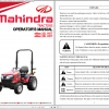 Mahindra Tractor Update 2021 Operators Manual Service Manual Spare Part Catalog EN 4