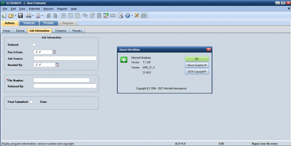 Mitchell Ultramate Estimating v7.1.240 04.2021 3