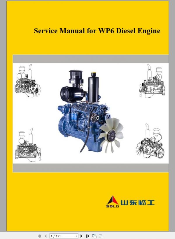 SDLG Diesel Engine WD6 China II Series Service Manual 1