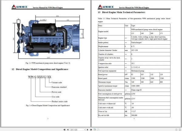 SDLG Diesel Engine WD6 China II Series Service Manual 2