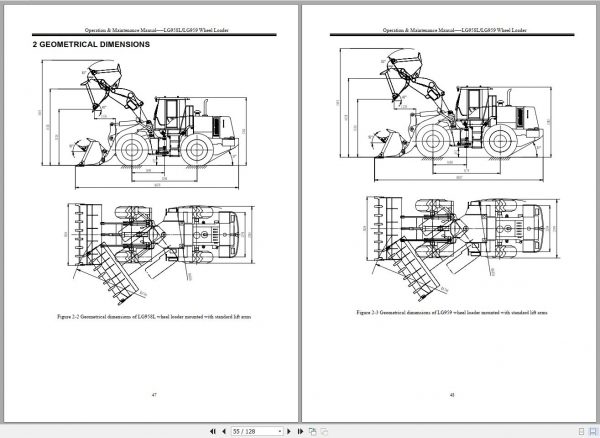 SDLG Wheel Loader LG958 LG959 Operation Maintenance Manual 2