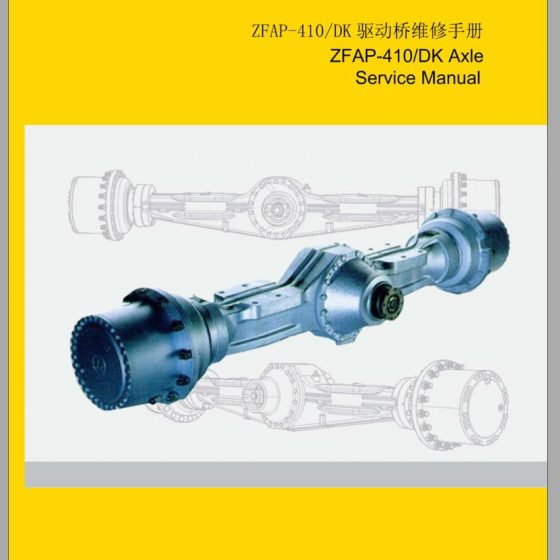 SDLG ZF TRANSMISSION Service Manual