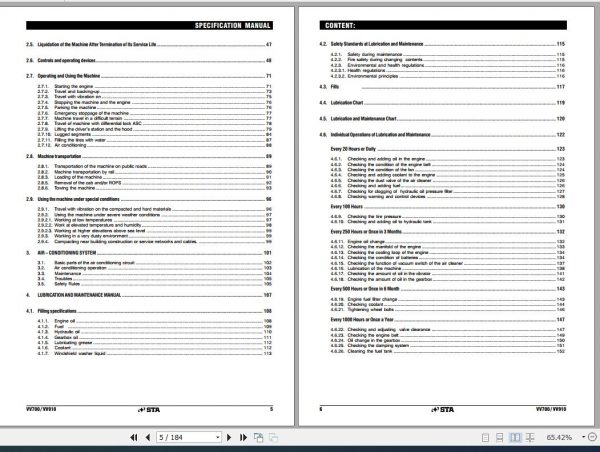 STA Compactor VV 700 VV 910 Operating Manual 2