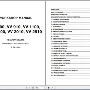 STA Roller VV 700 2510 Workshop Manual 1
