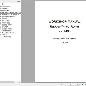 STA Rubber Tyred Roller VP 2400 Workshop Manual 1