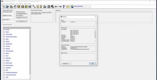 Scania Multi 03.2021 Workshop Spare Parts Catalog DVD