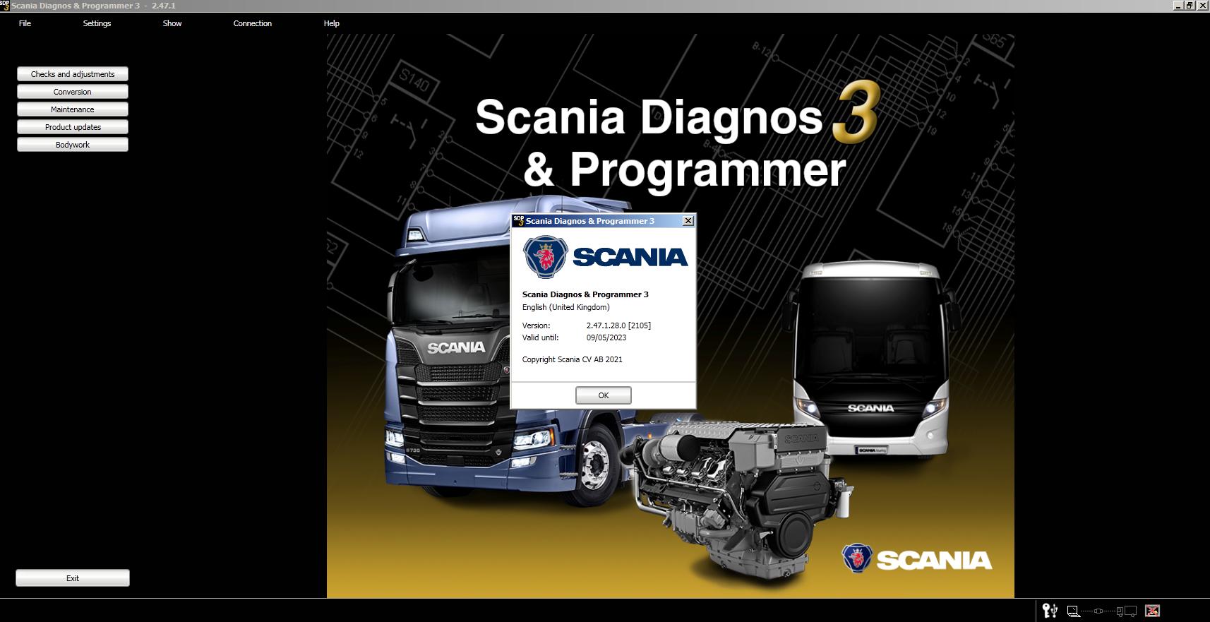 Scania SDP3 v2.47.1.28.0 Diagnostic Programmer 2021 1