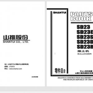 Shantui Bulldozer Series SD23ESDR Parts Book ENCH 1