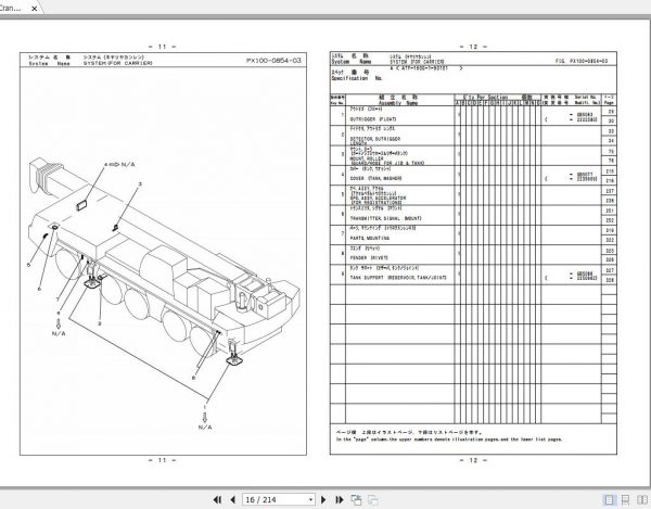 Tadano All Terrain Crane ATF 160G5J 1 P1 3EJ Parts Catalog ENJP 2