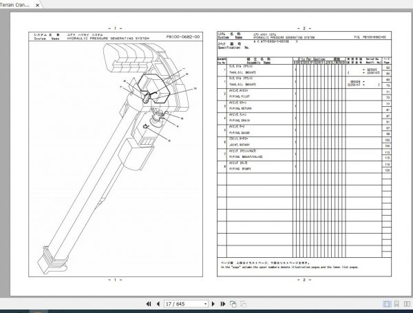 Tadano All Terrain Crane ATF 360G6 1 P5 1EJ Parts Catalog ENJP 2