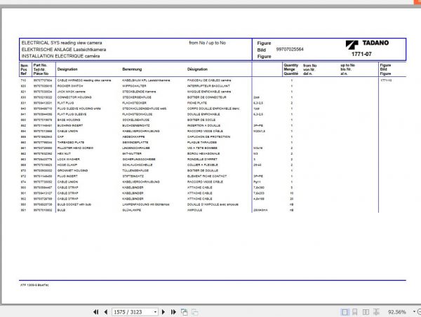 Tadano All Terrain Crane ATF130G 5 SN 2146001 Parts Catalog ENDEFR 4