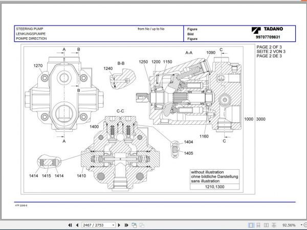 Tadano All Terrain Crane ATF220G 5 SN 2036263 Parts Catalog ENDEFR 4