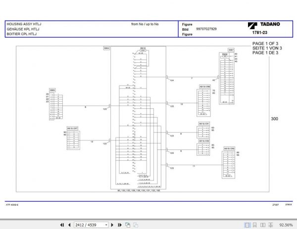 Tadano All Terrain Crane ATF400G 6 SN 2076101 Spare Parts Catalog ENDEFR 4