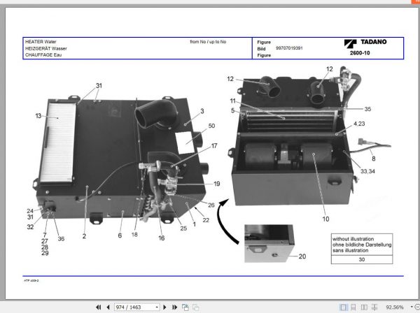 Tadano All Terrain Crane ATF40G 2 SN 2040157 Parts Catalog ENDEFR 3