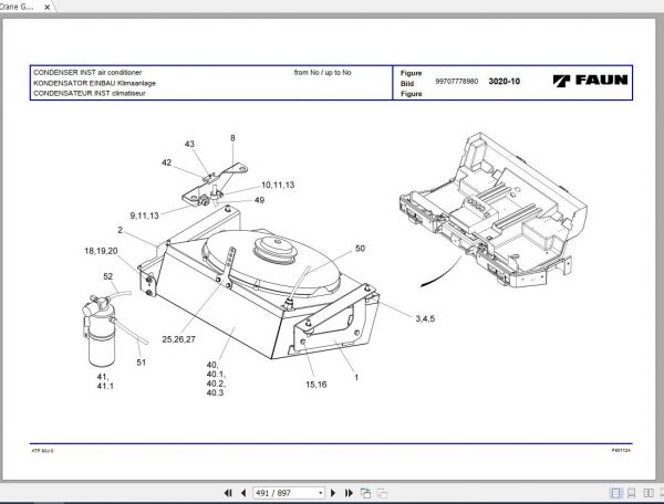 Tadano Carrier Crane GA 600NR 1 P2 1EJ Parts Catalog ENFRDE 3