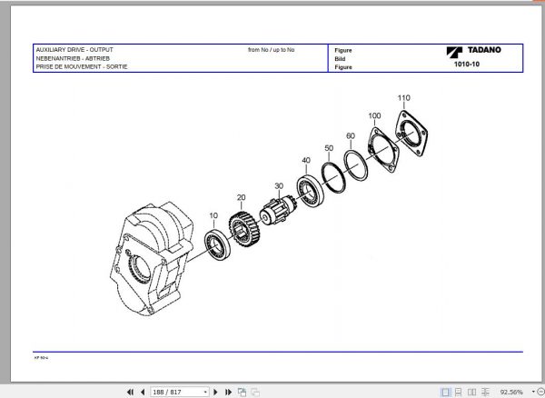 Tadano Faun KF90 SN 2044101 Parts Catalog ENDEFR 3