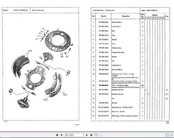 Tadano Faun RTF100 4 P1 3J Parts Catalog EN 2